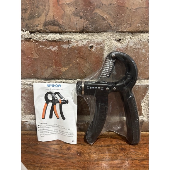 NEW Grip Strength Trainer Adjustable Resistance 22-132Lb NonSlip Gripper NIYIKOW - Picture 7 of 8